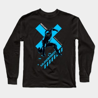 Murderbot Blue Long Sleeve T-Shirt